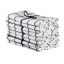 AXLINGS Kitchen towel white black